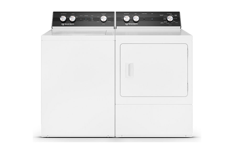 electric front load washer and dryer set