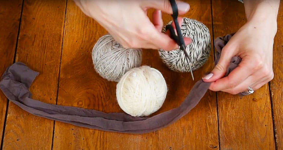 Wrap wool dryer balls in nylon