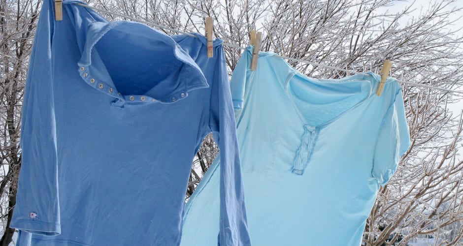 Speed Queen  Freeze Drying? Yes, Drying Clothes Outside in Winter