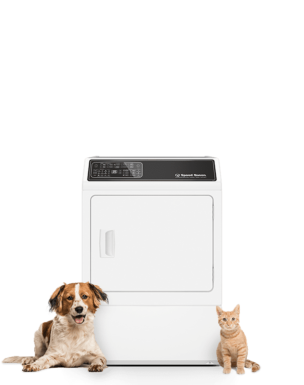 DR7003WE by Speed Queen - DR7 Sanitizing Electric Dryer with Pet